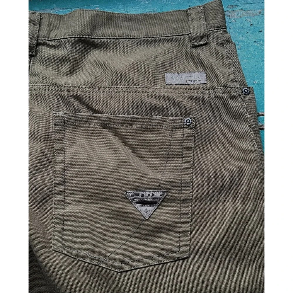 COLUMBIA PHG 20GA Hunting Pants Men's 36 x‎ 28 Heavy Duty 100% Cotton Flat Front